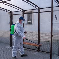 2020 - Dezinfekce veřejných prostor v Kolovči