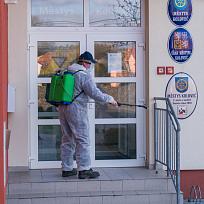 2020 - Dezinfekce veřejných prostor v Kolovči