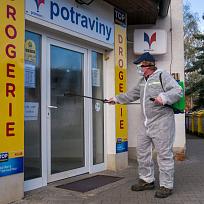 2020 - Dezinfekce veřejných prostor v Kolovči