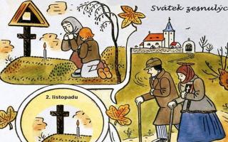 Prodej dušičkového zboží a dekorací